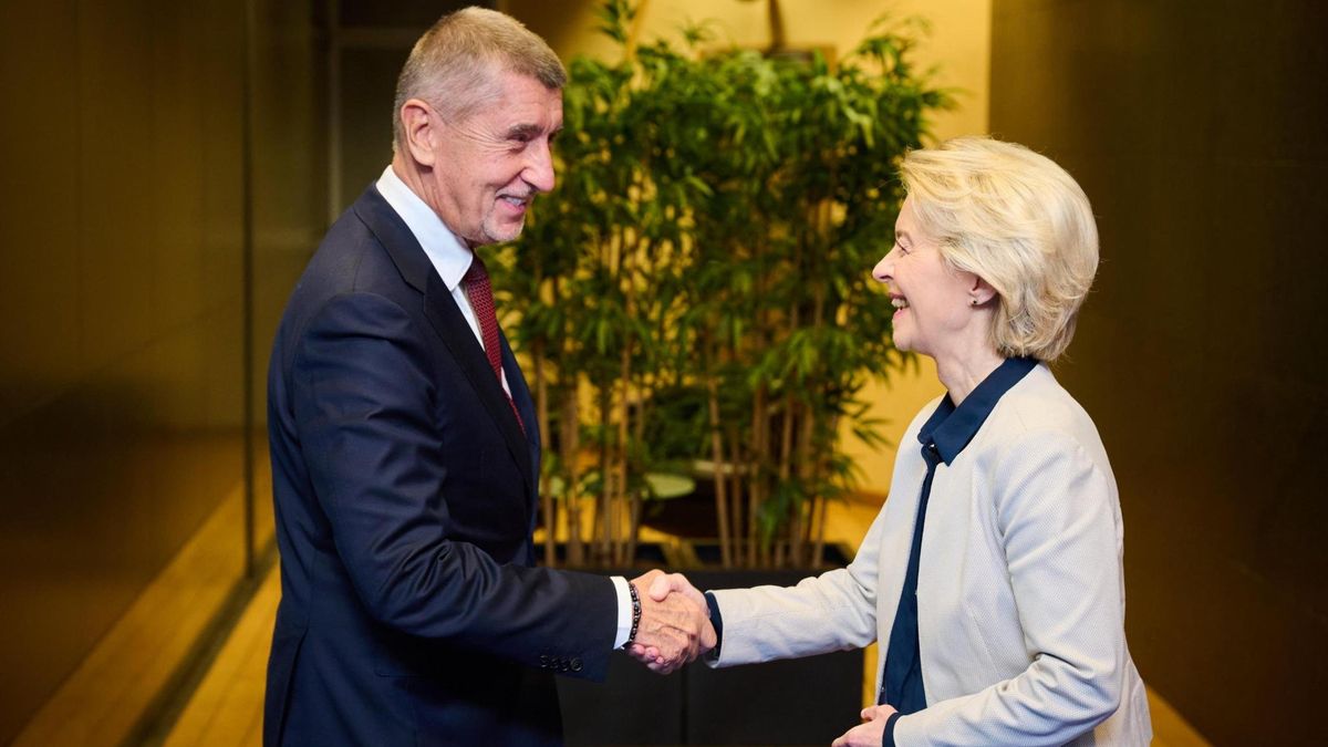 Von der Leyenová si pochvalovala schůzku s Babišem, řešili i mír na Ukrajině